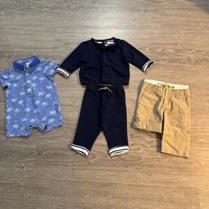 Janie and Jack Baby boy All Sz. 3-6 months 4 Piece Bundle New & Like New